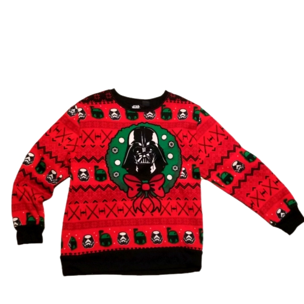 Star wars Christmas Sweater Lg